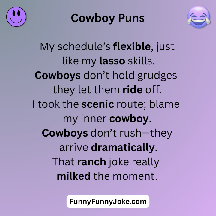 Cowboy Puns