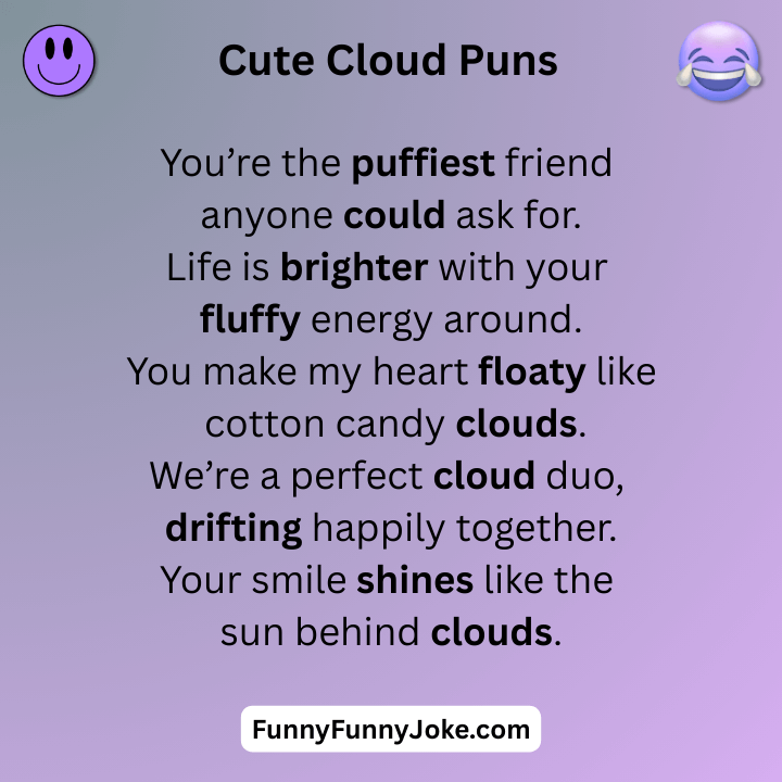 Cute Cloud Puns