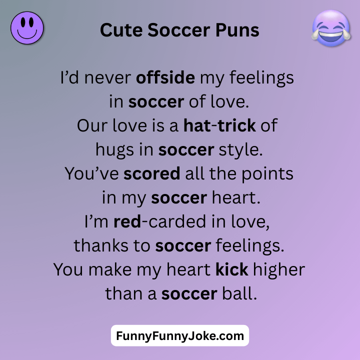 Cute Soccer Puns