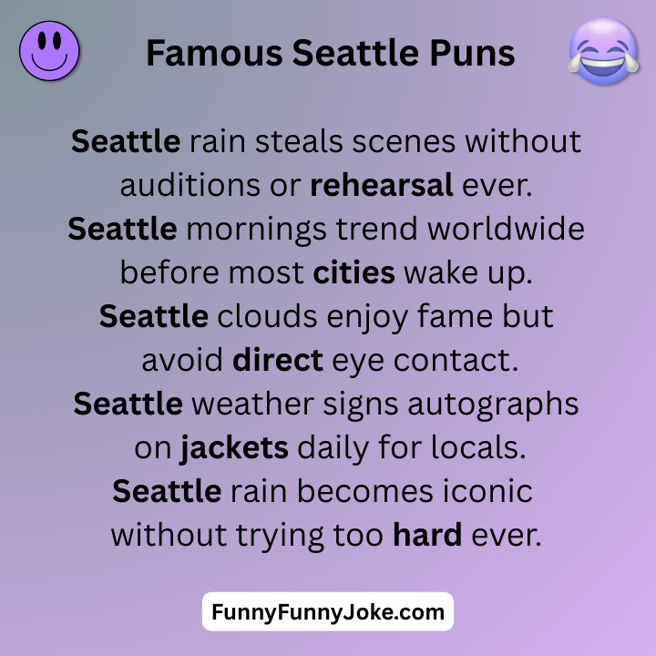 Famous Seattle Puns