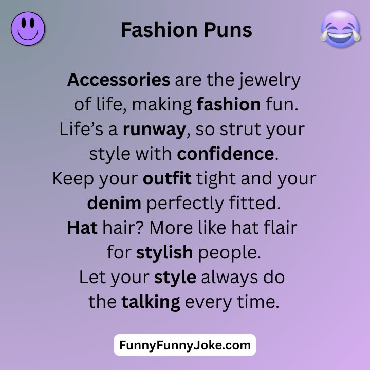 Fashion Puns