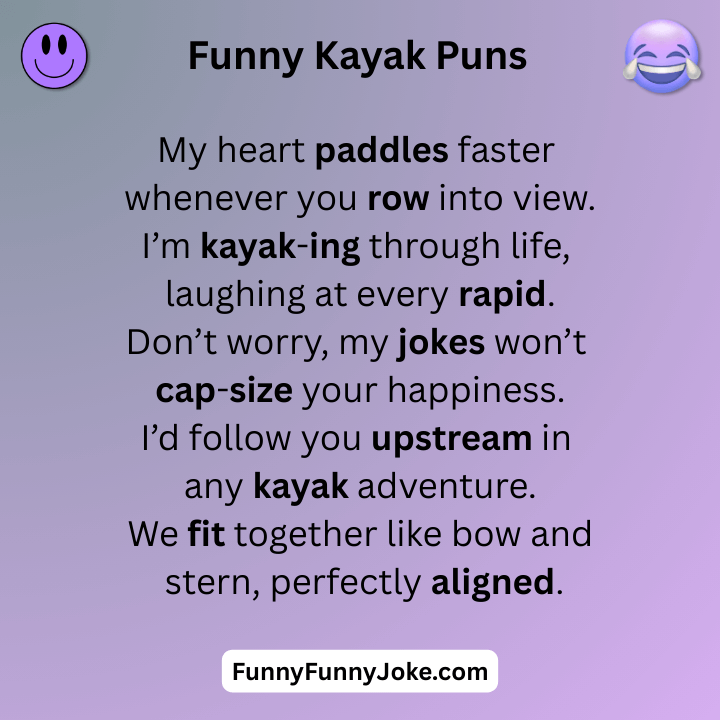 Funny Kayak Puns