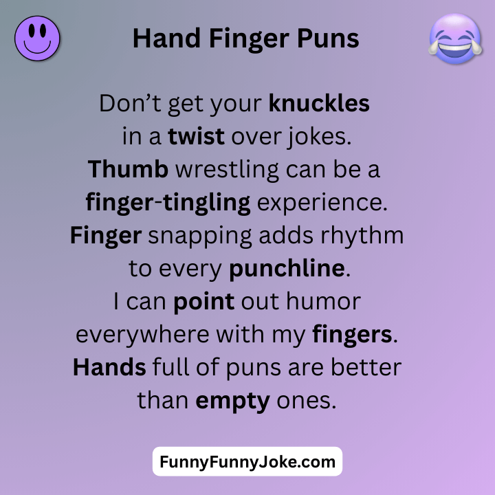Hand Finger Puns