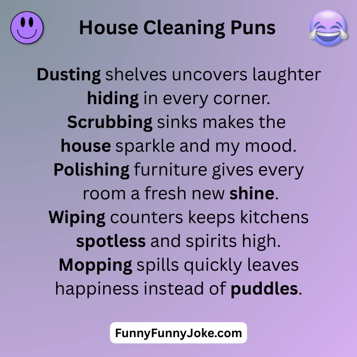 House Cleaning Puns