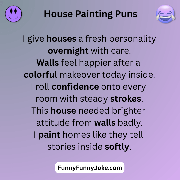 House Painting Puns