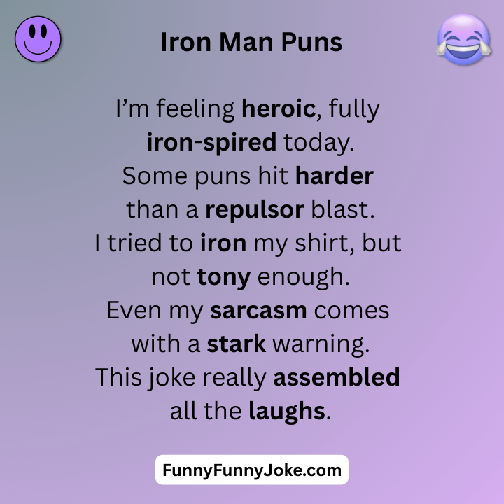 Iron Man Puns