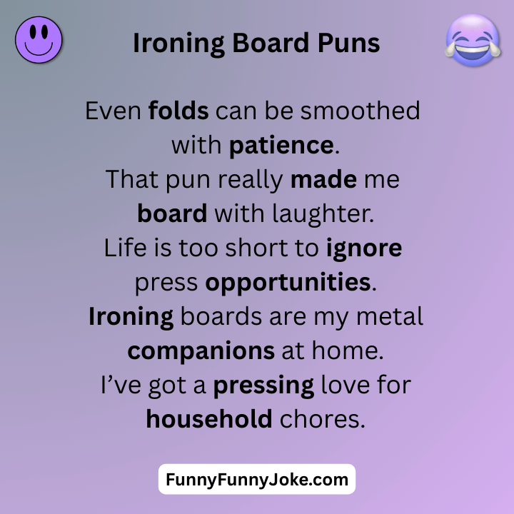 Ironing Board Puns