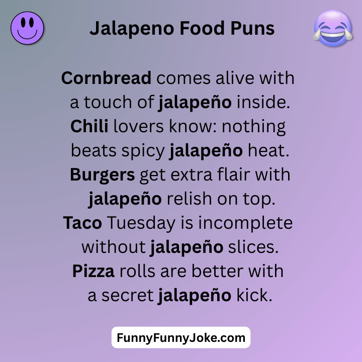 Jalapeno Food Puns