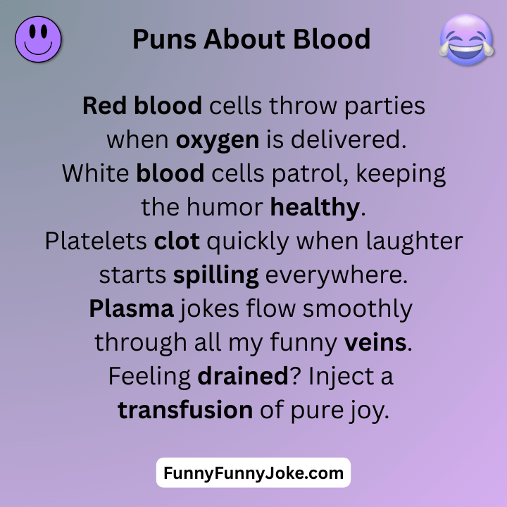 Puns About Blood
