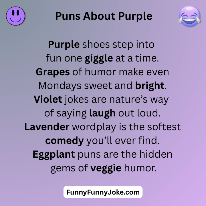Puns About Purple