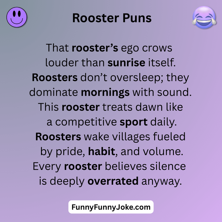 Rooster Puns