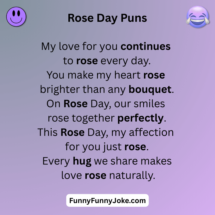 Rose Day Puns