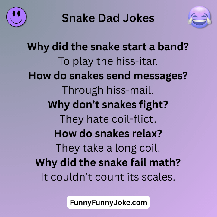 Snake Dad Jokes