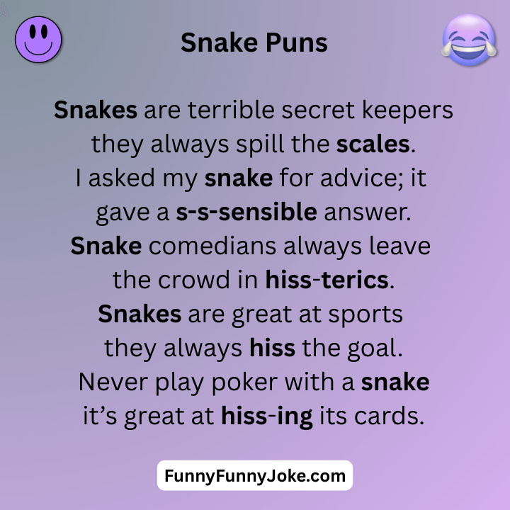 Snake Puns