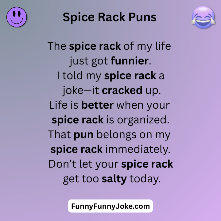 Spice Rack Puns