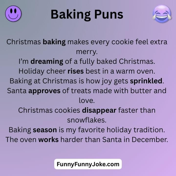 Christmas Baking Puns