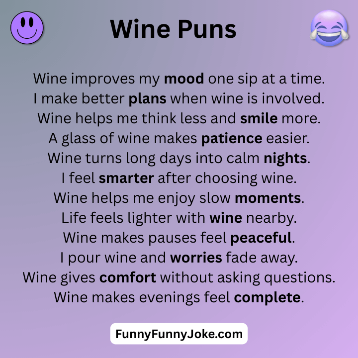 Clever Wine Puns