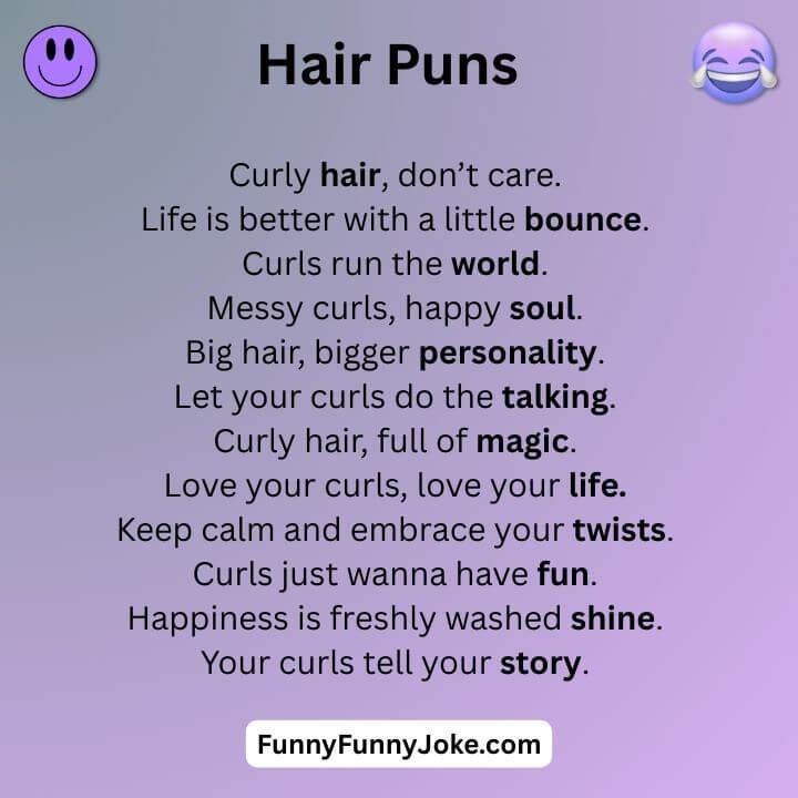 Curly Hair Puns