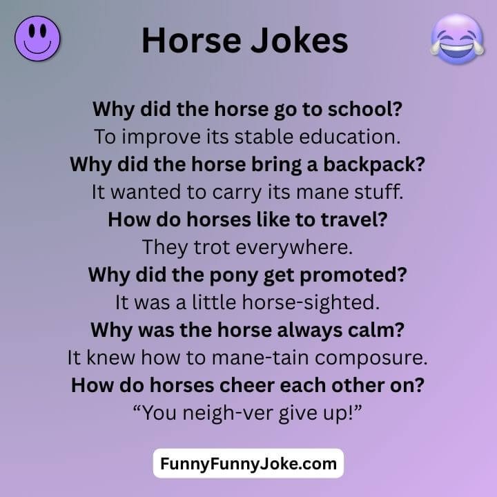 Dad Jokes About Horse