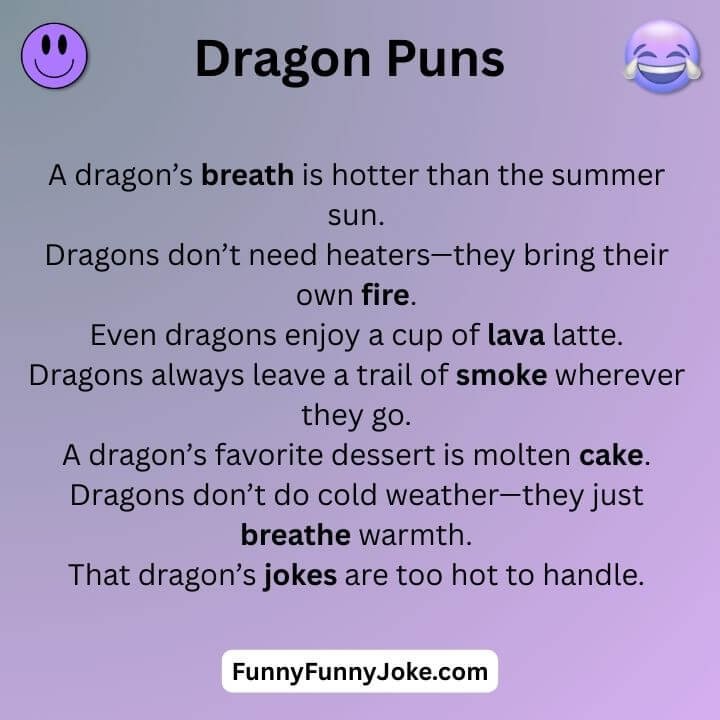 Dragon Puns One-Liner  