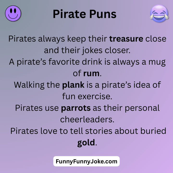 Funny Pirate Puns 