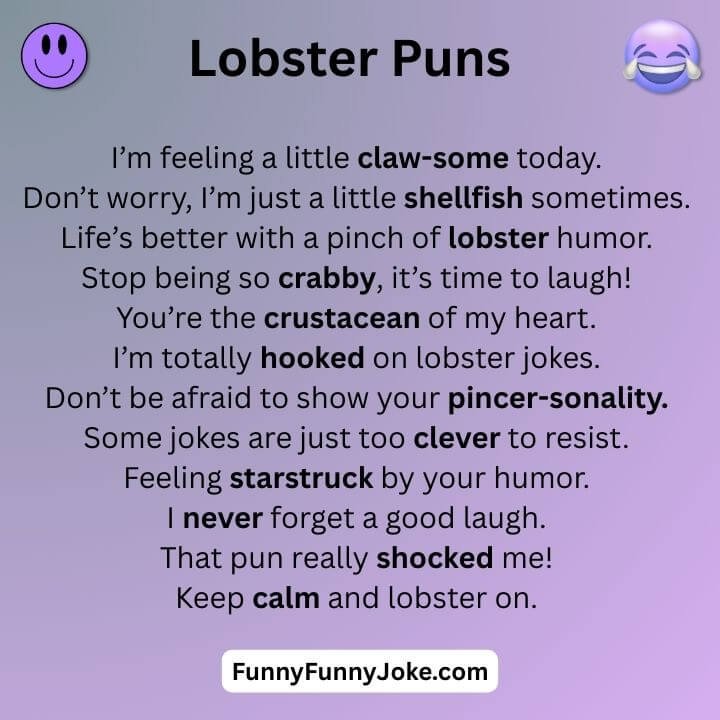 Lobster Puns 
