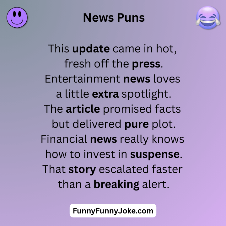 News Puns