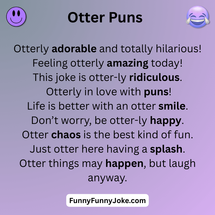 Otter Puns