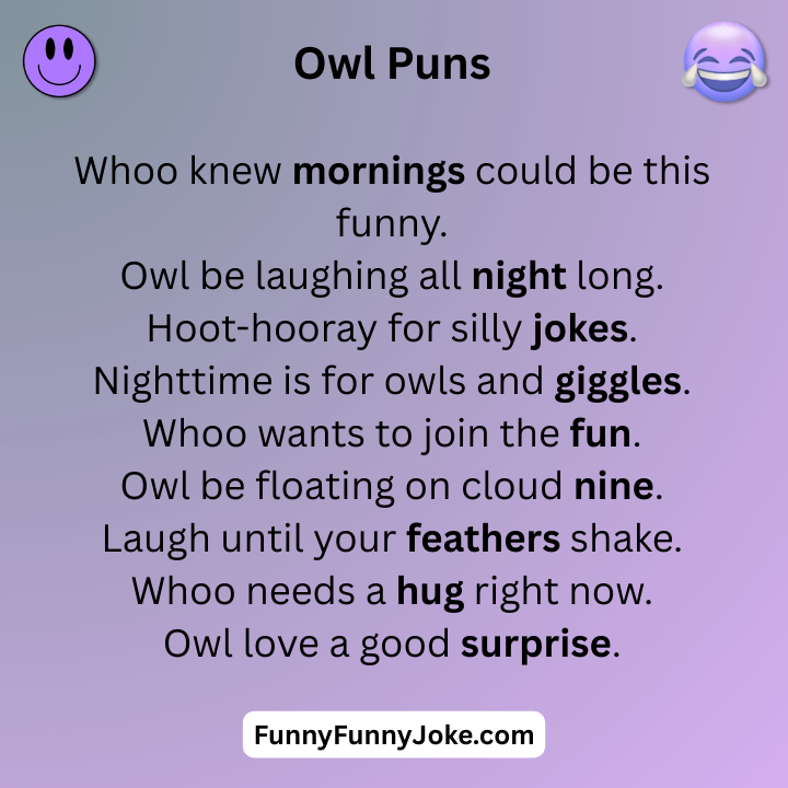 Owl Puns One-Liners