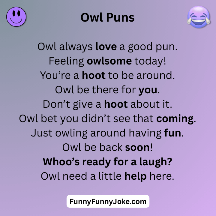 Owl Puns