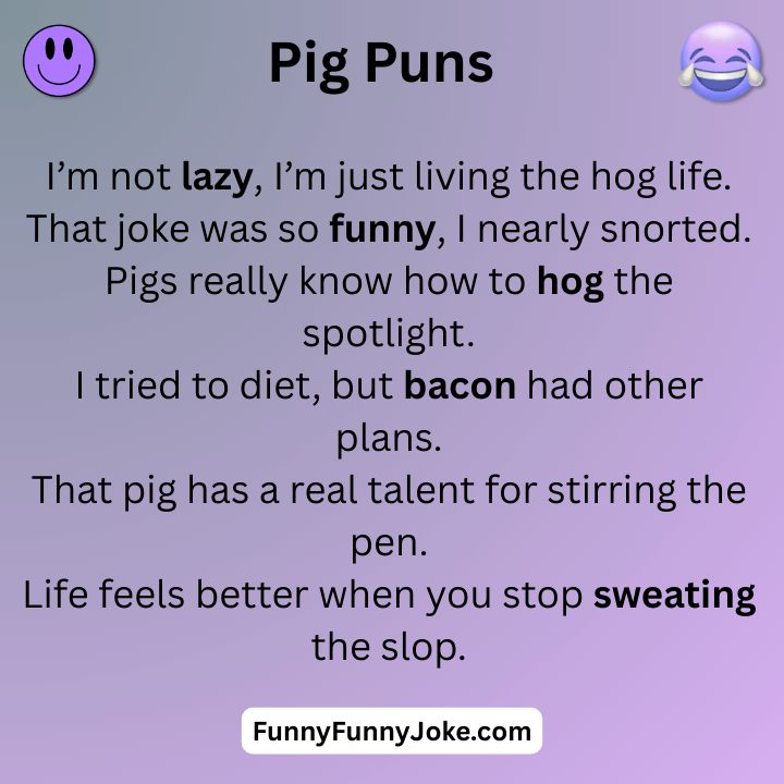 Pig Puns