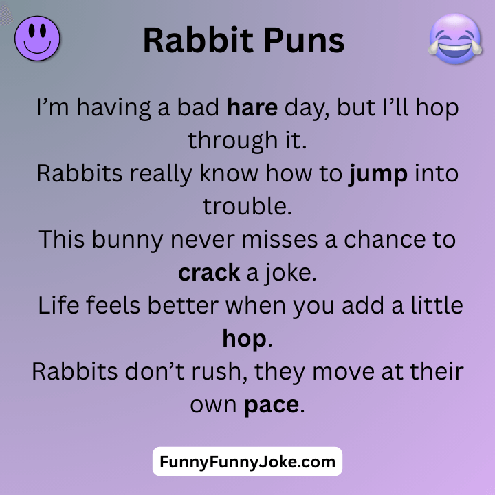Rabbit Puns One-Liners