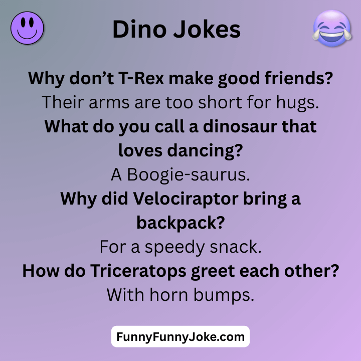 Short Dino Jokes Â