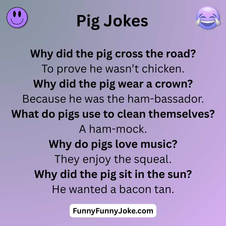 Short Pig Jokes