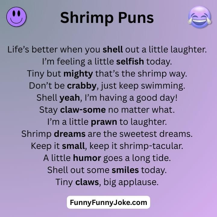 Shrimp Puns