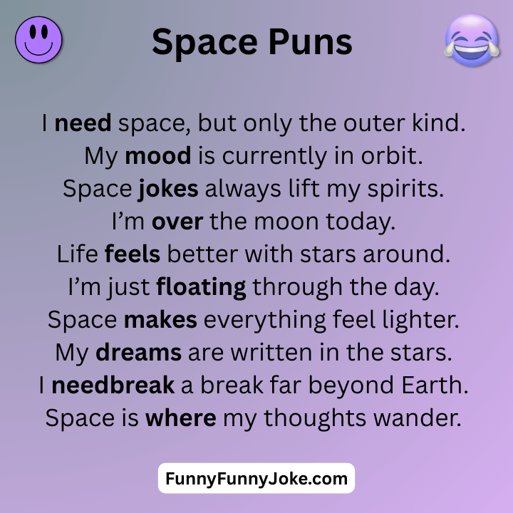Space Puns One-Liners