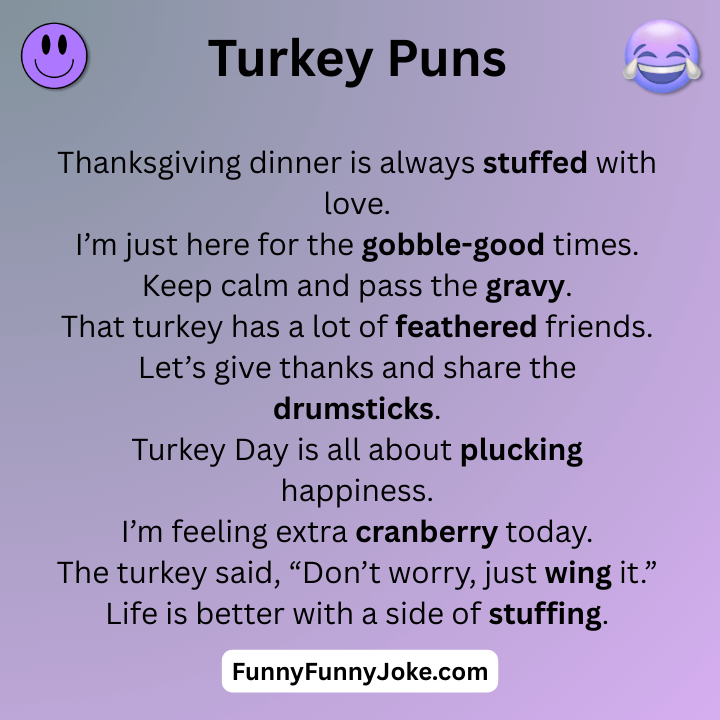 Turkey Day Puns