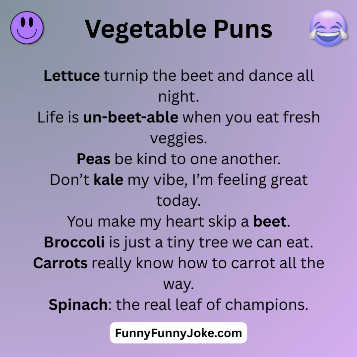 Vegetable Puns 