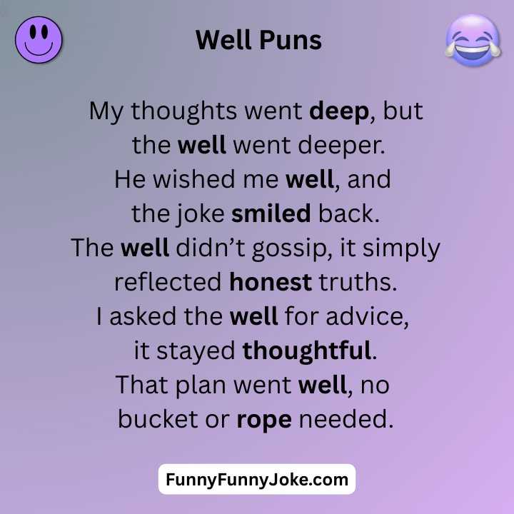 Well Puns