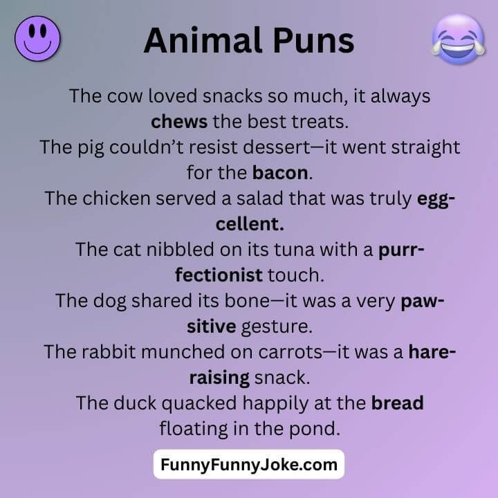 Animal Food Puns