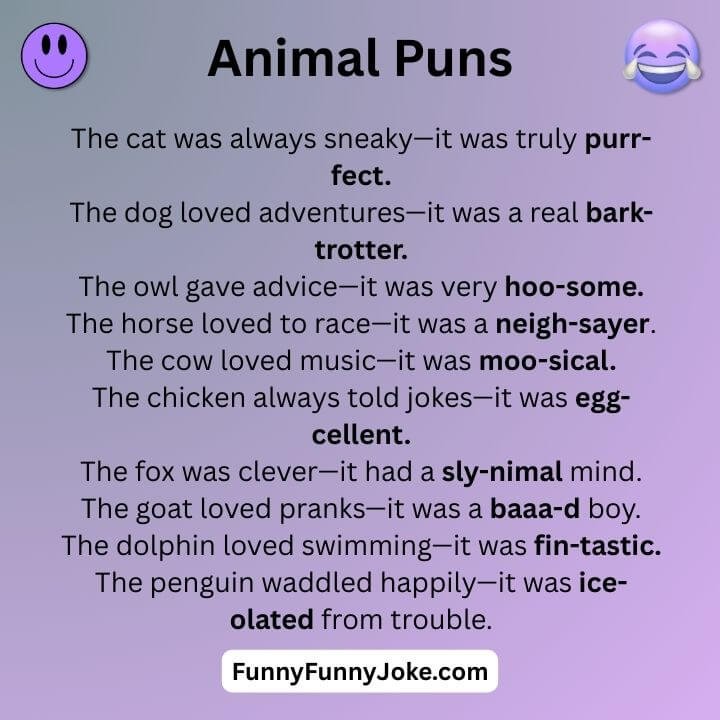 Animal Name Puns