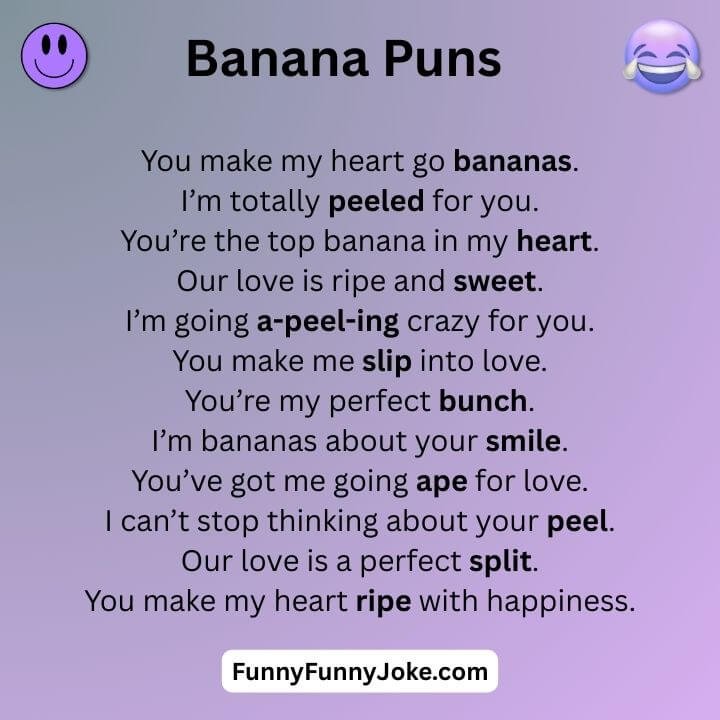 Banana Love PunsÂ