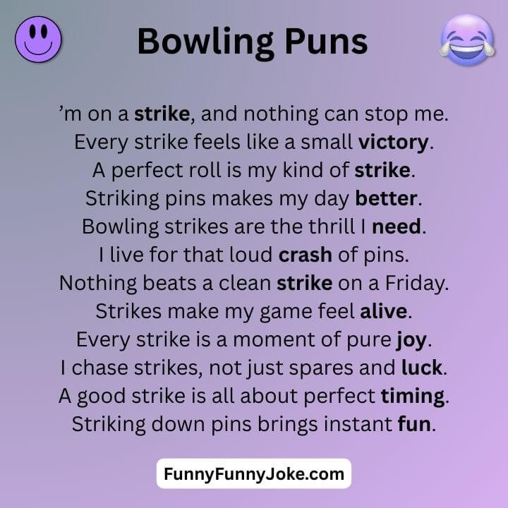 Bowling Strike Puns
