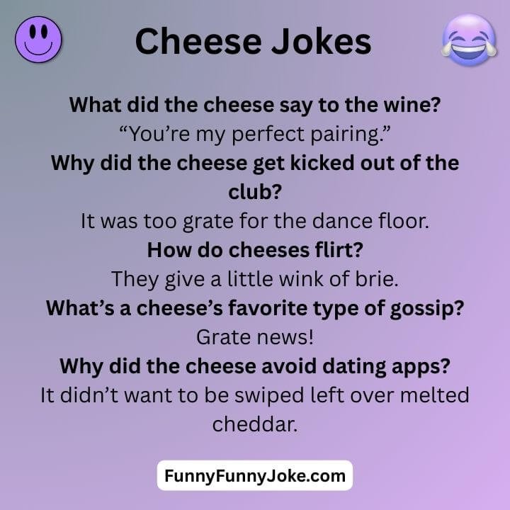 Cheese Jokes for Adults 