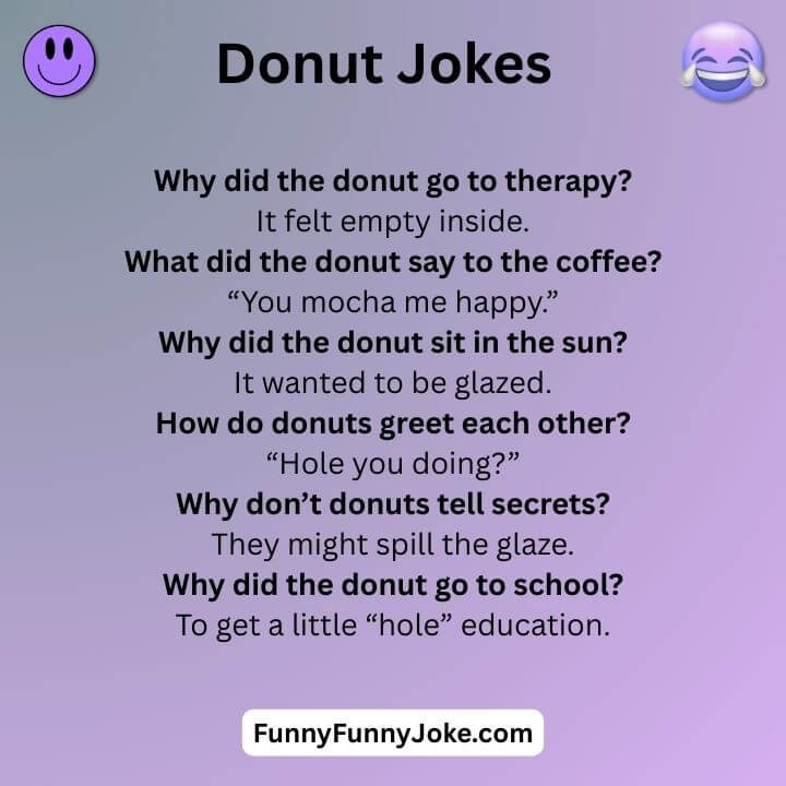 Funny Donut JokesÂ
