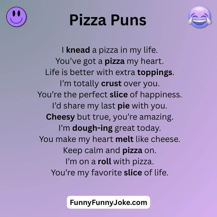 Puns For Pizza