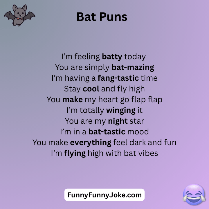 Bat Puns