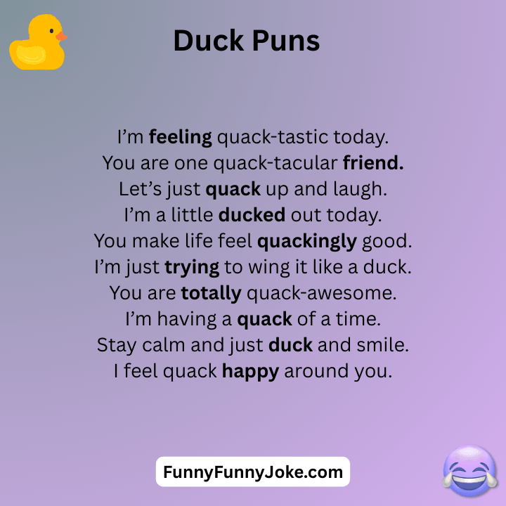 Duck Puns