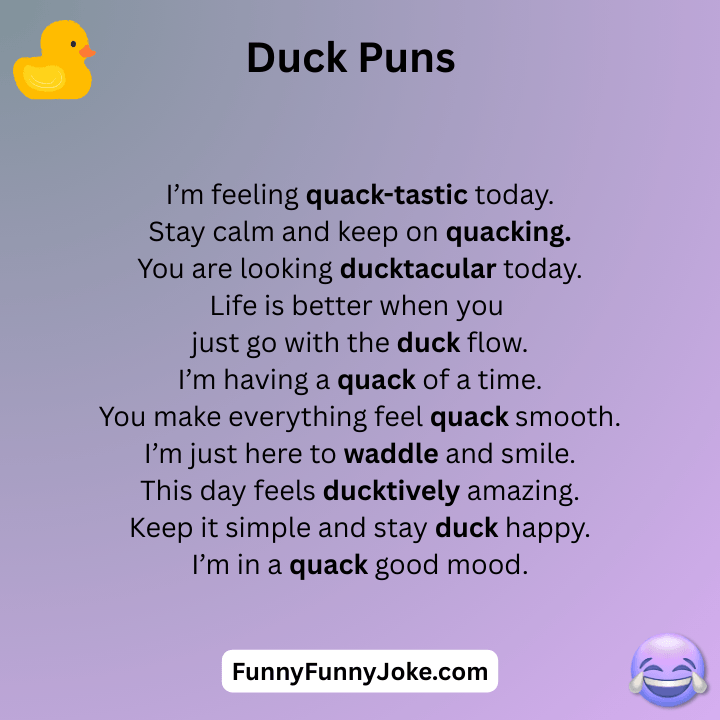 Duck Puns