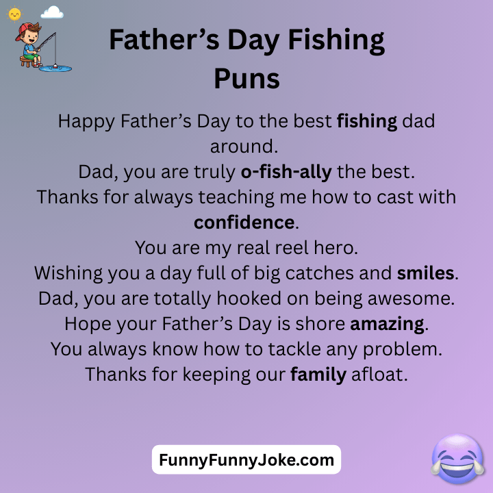 Father’s Day Fishing Puns
